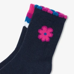 Jacadi Tights, Socks And Booties|Accessories|Baby girl socks duo Navy/Pink
