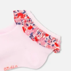 Jacadi Tights, Socks And Booties|Accessories|Baby girl socks with ruffles Pink