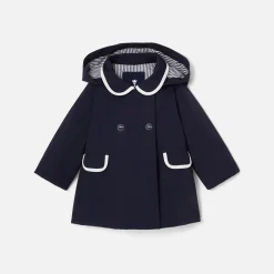 Jacadi Coats And Outerwear|Toddler Coats & Puffer Jackets|Baby girl Spring coat Jacadi Navy