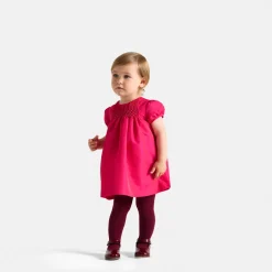 Jacadi Dresses|Baby girl taffeta dress Rose Bengale