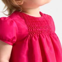 Jacadi Dresses|Baby girl taffeta dress Rose Bengale