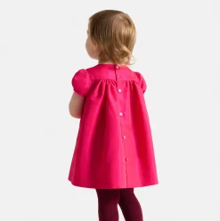 Jacadi Dresses|Baby girl taffeta dress Rose Bengale