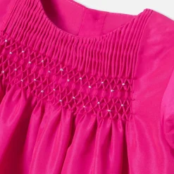 Jacadi Dresses|Baby girl taffeta dress Rose Bengale