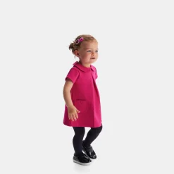 Jacadi Dresses|Baby girl trapeze dress Raspberry