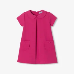 Jacadi Dresses|Baby girl trapeze dress Raspberry