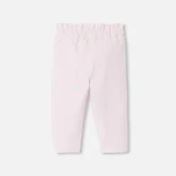 Jacadi Pants And Shorts|Baby girl velour pants Jacadi Powder Pink