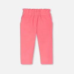 Jacadi Pants And Shorts|Baby girl velour pants Coral