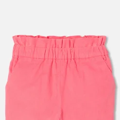 Jacadi Pants And Shorts|Baby girl velour pants Coral