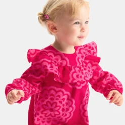 Jacadi Dresses|Baby girl velvet dress Multicolour