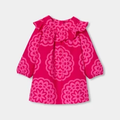 Jacadi Dresses|Baby girl velvet dress Multicolour