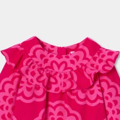 Jacadi Dresses|Baby girl velvet dress Multicolour