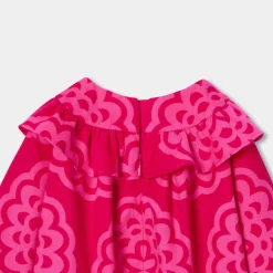 Jacadi Dresses|Baby girl velvet dress Multicolour