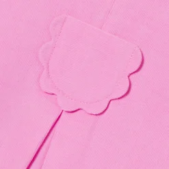 Jacadi Dresses|Baby girl velvet pinafore dress Medium Pink