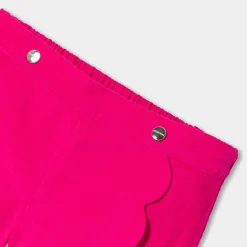 Jacadi Pants And Shorts|Baby girl velvet shorts Couture Pink