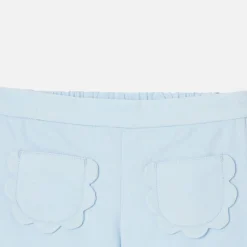 Jacadi Pants And Shorts|Baby girl velvet shorts Cloud