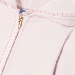 Jacadi Cardigans, Sweaters And Sweatshirts|Baby girl zip-up sweatshirt Jacadi Powder Pink