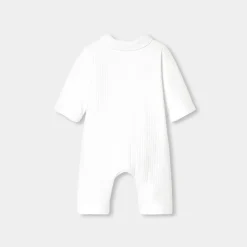 Jacadi Bloomers, Overalls And Sets|Baby jumpsuit in quilted jersey Jacadi White