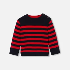 Jacadi Sweaters, Sweatshirts And Cardigans|Cardigans, Sweaters And Sweatshirts|Baby navy sweater Navy/Red