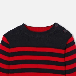 Jacadi Sweaters, Sweatshirts And Cardigans|Cardigans, Sweaters And Sweatshirts|Baby navy sweater Navy/Red