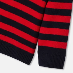 Jacadi Sweaters, Sweatshirts And Cardigans|Cardigans, Sweaters And Sweatshirts|Baby navy sweater Navy/Red