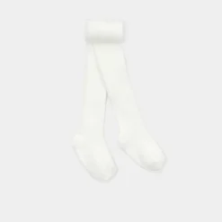 Jacadi Accessories|Baby ribbed tights Jacadi soft white