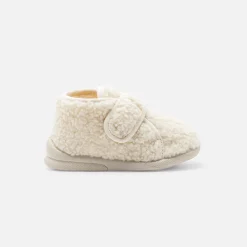 Jacadi Slippers|Slippers|Baby sherpa slippers Cream/Beige
