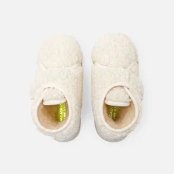 Jacadi Slippers|Slippers|Baby sherpa slippers Cream/Beige