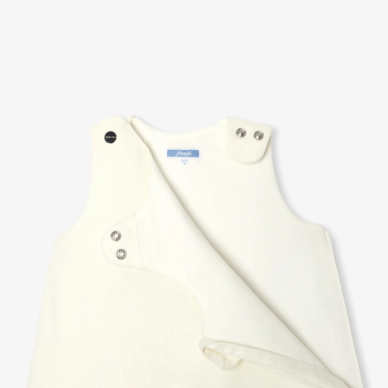 Jacadi Sleeping Bags And Blankets|Sleeping Bags And Blankets|Baby sleeping bag 6-24 months in linen Jacadi soft white