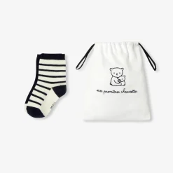 Jacadi Socks And Booties|Accessories|Baby socks duo White/Navy