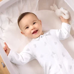 Jacadi Pajamas|Pajamas|Baby velvet pajamas White/Multicolour