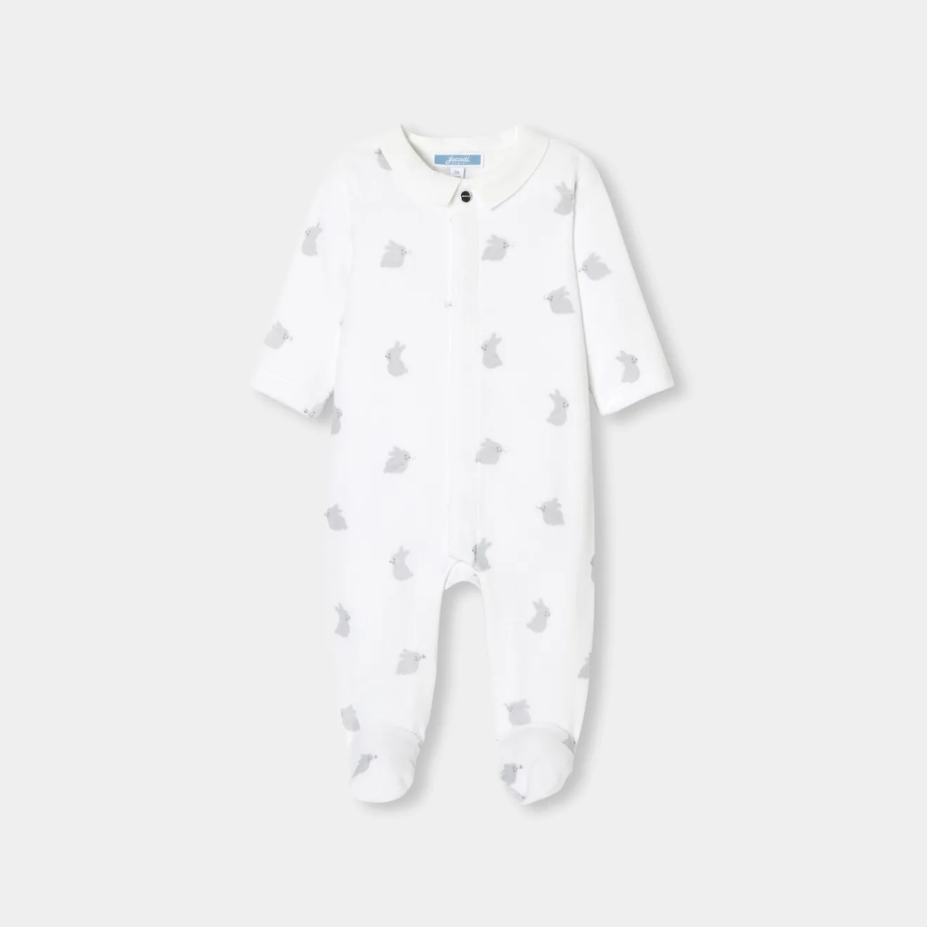 Jacadi Pajamas|Pajamas|Baby velvet pajamas White/Multicolour