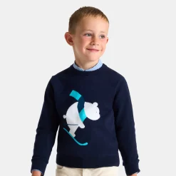 Jacadi Sweaters, Sweatshirts And Cardigans|Boy bear sweater Jacadi Navy
