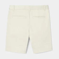 Jacadi Shorts|Boy Bermuda shorts in cotton satin Off-White