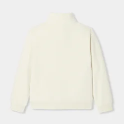 Jacadi Sweaters, Sweatshirts And Cardigans|Boy fleece Jacadi soft white