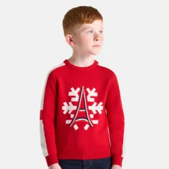 Jacadi Sweaters, Sweatshirts And Cardigans|Boy Holiday sweater Brick red