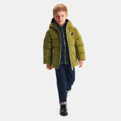 Jacadi Coats And Outerwear|Boy Coats & Puffer Jackets|Boy hooded jacket Khaki