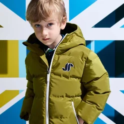 Jacadi Coats And Outerwear|Boy Coats & Puffer Jackets|Boy hooded jacket Khaki