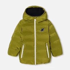Jacadi Coats And Outerwear|Boy Coats & Puffer Jackets|Boy hooded jacket Khaki