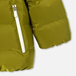 Jacadi Coats And Outerwear|Boy Coats & Puffer Jackets|Boy hooded jacket Khaki