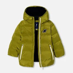 Jacadi Coats And Outerwear|Boy Coats & Puffer Jackets|Boy hooded jacket Khaki