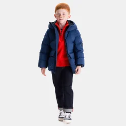 Jacadi Coats And Outerwear|Boy Coats & Puffer Jackets|Boy hooded jacket Navy blue
