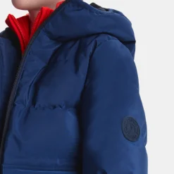 Jacadi Coats And Outerwear|Boy Coats & Puffer Jackets|Boy hooded jacket Navy blue