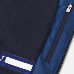 Jacadi Coats And Outerwear|Boy Coats & Puffer Jackets|Boy hooded jacket Navy blue