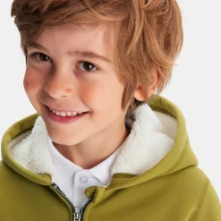 Jacadi Sweaters, Sweatshirts And Cardigans|Boy hoodie Foliage green