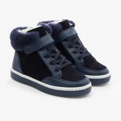 Jacadi Sneakers|Boy lined sneakers Jacadi Navy