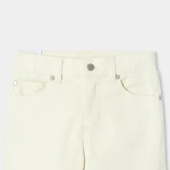 Jacadi Pants And Sweatpants|Boy lined velour pants Beige