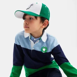 Jacadi T-Shirts And Polo Shirts|Boy long-sleeved polo Green/Multicolour
