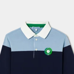 Jacadi T-Shirts And Polo Shirts|Boy long-sleeved polo Green/Multicolour