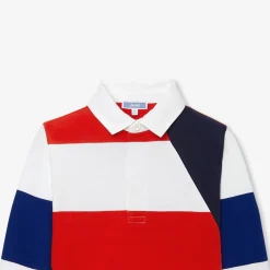 Jacadi T-Shirts And Polo Shirts|Boy long-sleeved polo White/Multicolour