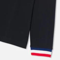 Jacadi T-Shirts And Polo Shirts|Boy long-sleeved polo Jacadi Navy